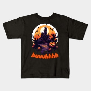 Buuhhhh-Halloween Haunt Kids T-Shirt